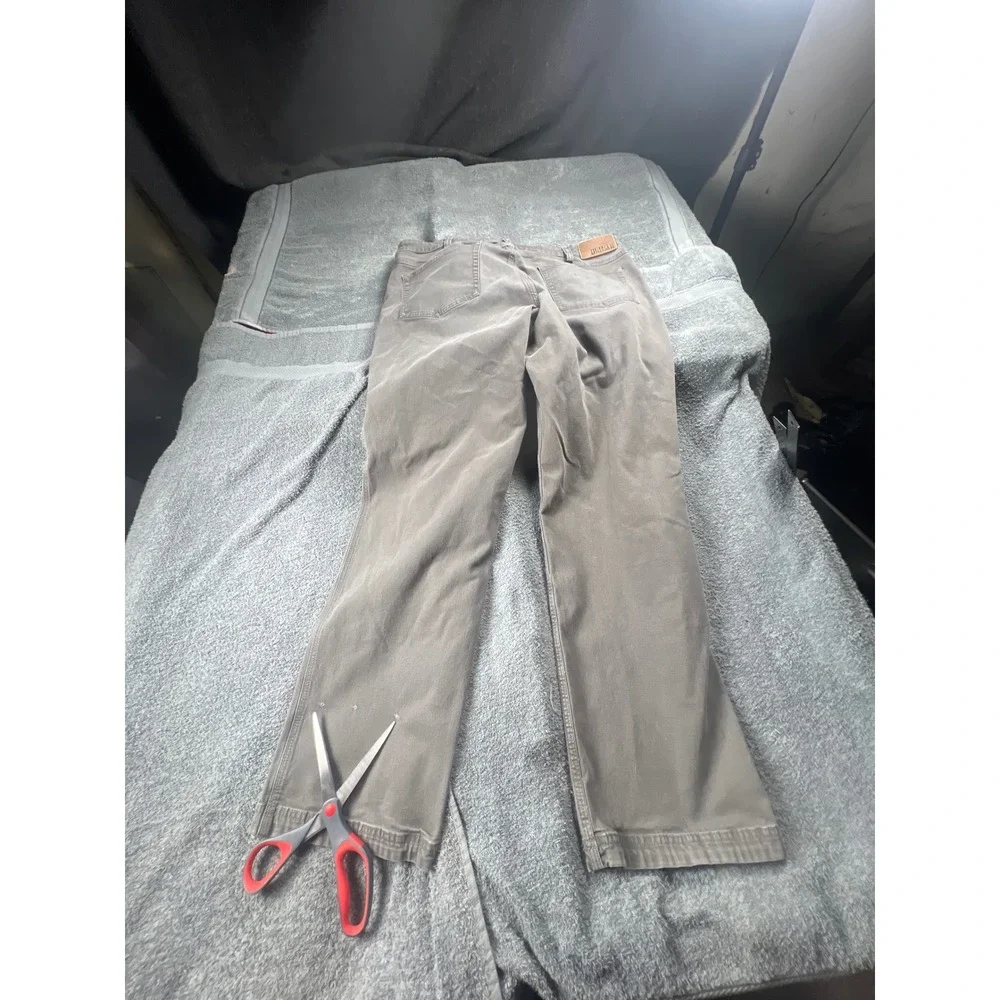 Duluth Trading Co Flex Fire Hose Pants Mens 40x32 Gray Canvas Work‎ Utility